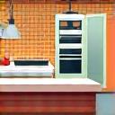 깨끗한 레스토랑 주방 아이콘