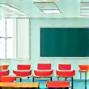 깨끗한 학교 교실 아이콘