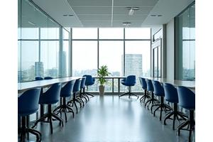 깨끗한 사무실 청소 후 모습