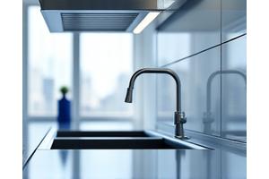 깨끗하게 청소된 주방 전경