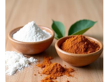 규조토와 계피 가루