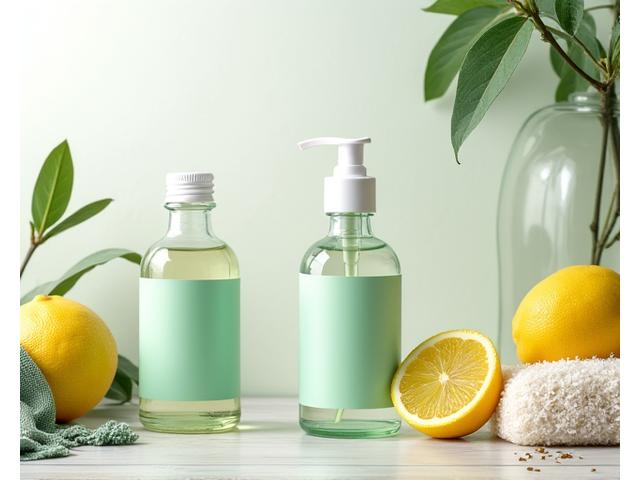 친환경 청소 제품들이 놓여있는 이미지